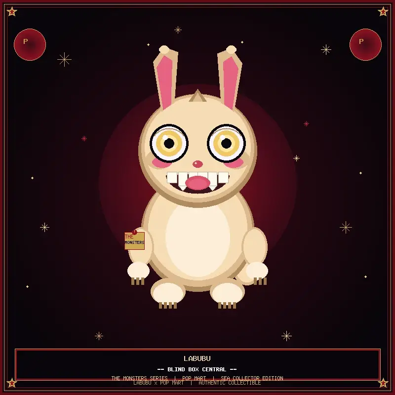 Labubu The Monsters Series blind box figure by Pop Mart &mdash; trending designer toy collectible in Southeast Asia